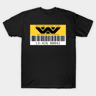 Weyland Yutani Asset tag T-Shirt